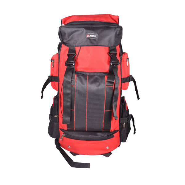 Aqsa R48 Stylish Trekking Bag (Black and Red)